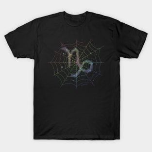 Rainbow Spiderweb Capricorn T-Shirt